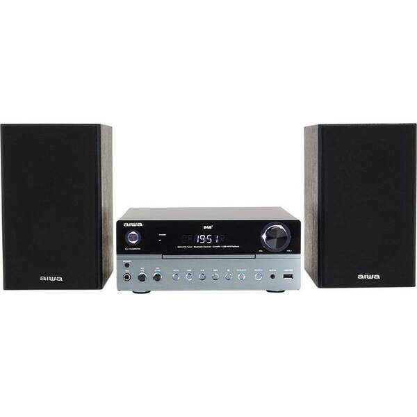 Mikro HiFi systém AIWA MSBTU-700DAB čierny/strieborný

