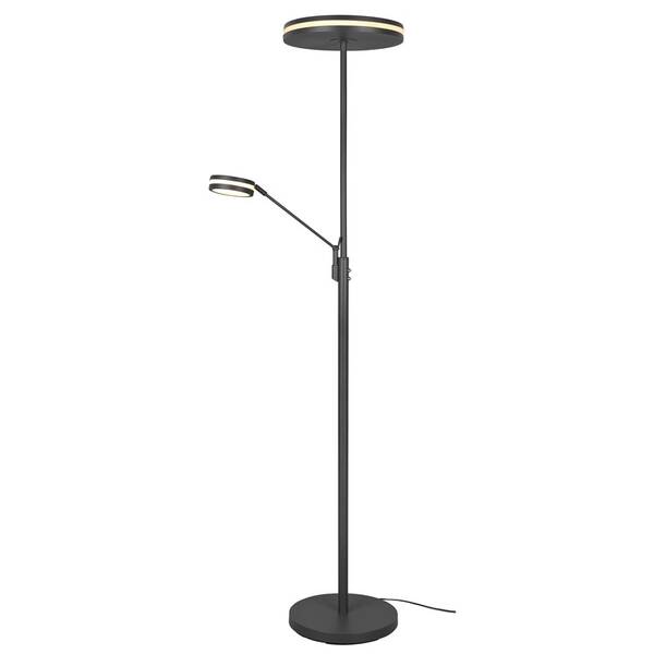 Stojacia lampa TRIO Franklin - antracitová 

