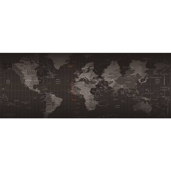 Podložka pod klávesnicu a myš WG 75 × 30 cm - mapa sveta 

