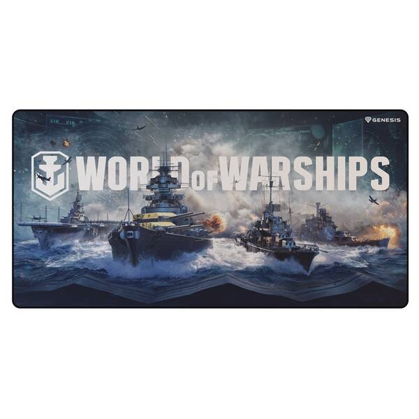 Podložka pod klávesnicu a myš Genesis CARBON 500 WORLD of WARSHIPS ARMADA MAXI 

