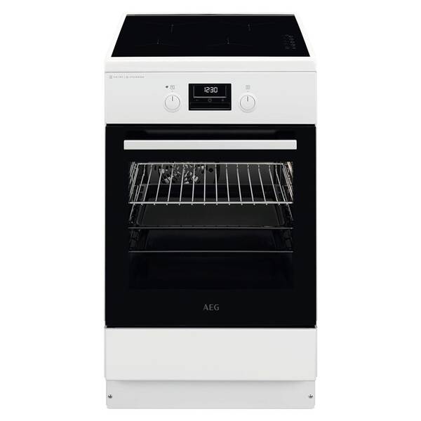 Indukčný sporák AEG CIB56491BW biely

