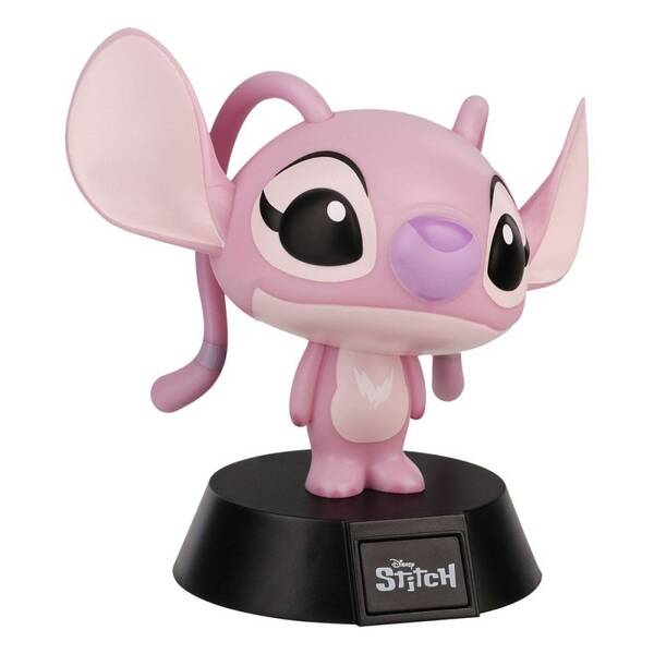 Dekoratívne LED Paladone Icon Light, Stitch  Angel čierne/ružové

