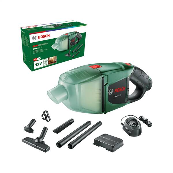 Vysávač akumulátorový Bosch EasyVac12 (s baterií) zelený

