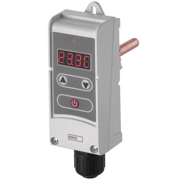 Termostat EMOS príložný, manuálny, jímkový, P5686 

