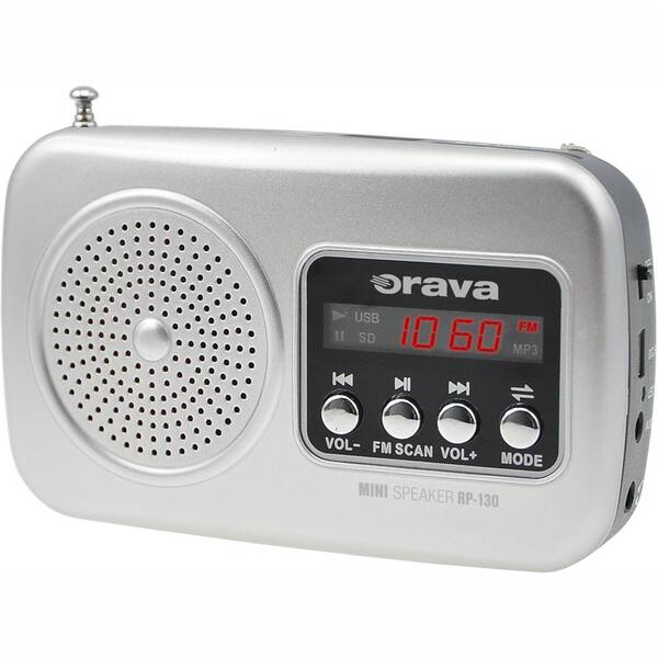 Rádioprijímač Orava RP-130 sivý

