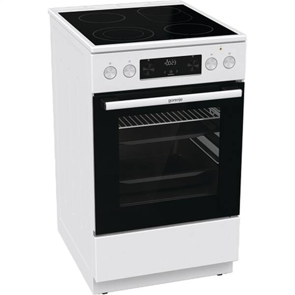 Sklokeramický sporák Gorenje GECS5C60WPA biely

