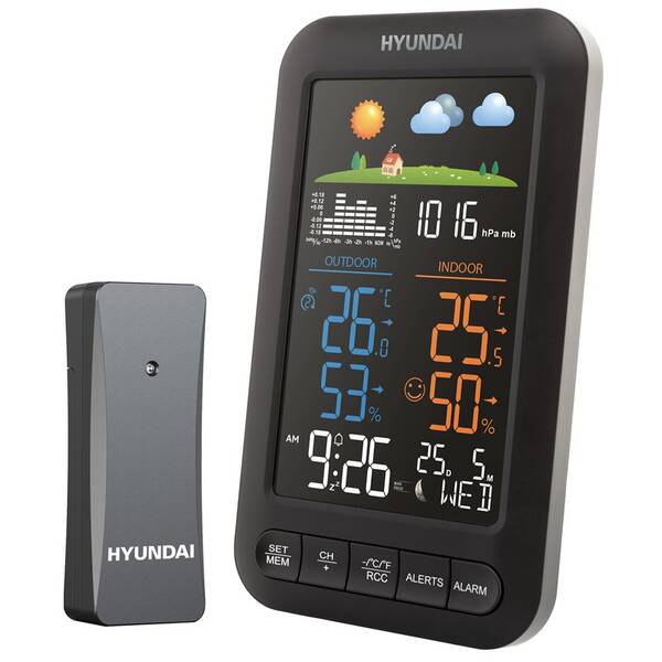 Meteorologická stanica Hyundai WS 5110 čierna

