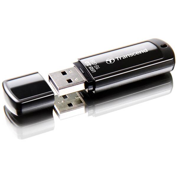 USB flashdisk Transcend 16 GB USB 2.0 čierny

