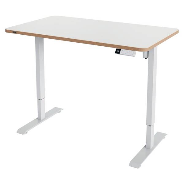 Elektrický stôl Leitz Ergo 120 × 70 cm biely

