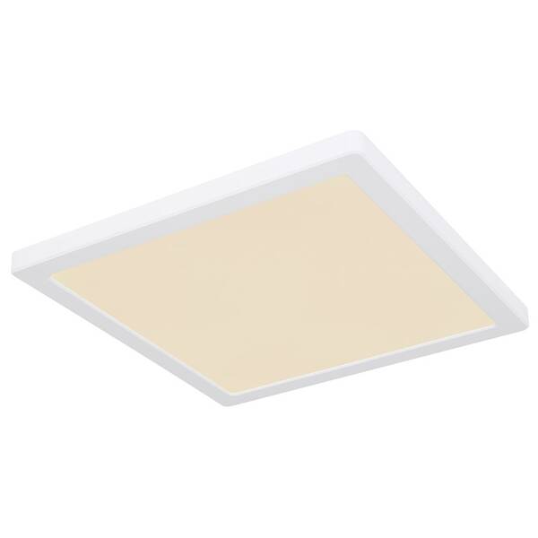 LED stropné svietidlo GLOBO Lasse, štvorec, 29 cm, LED, 24W biele

