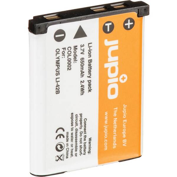 Batéria Jupio Li-40B/Li-42B 650 mAh (Olympus) biela

