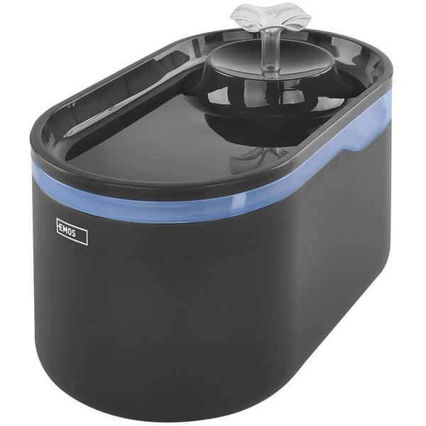 Inteligentná fontána EMOS GoSmart Pet Care, 2,6 l, Wi-Fi čierna

