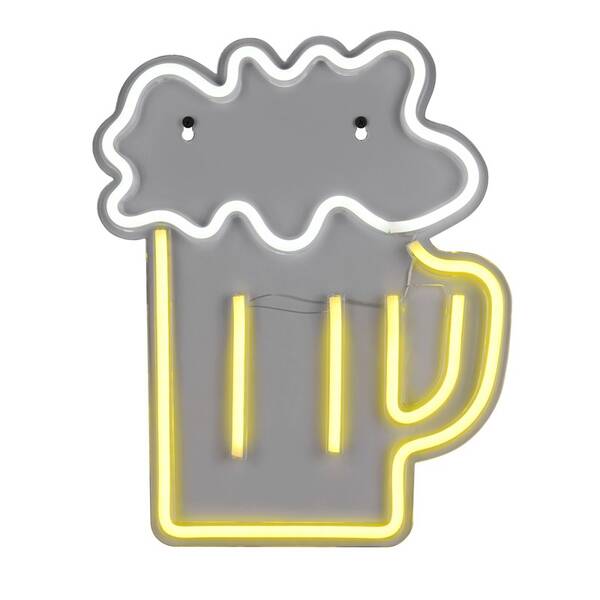 Nástenné svietidlo Reality BEER, LED, 5 W žlté

