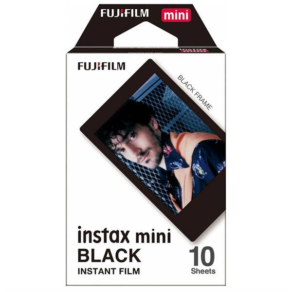 Instantný film Fujifilm Instax Mini Black Frame 10 ks 

