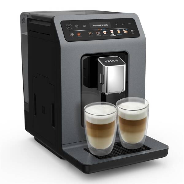 Automatický kávovar Krups EA898GF0 Evidence Hot & Cold sivý

