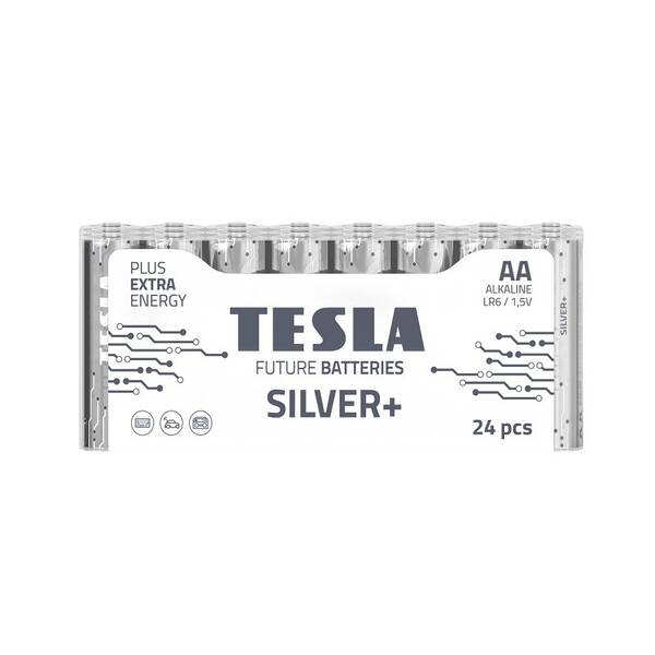 Batéria alkalická Tesla AA SILVER+ 24KS 

