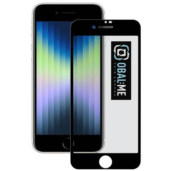 Tvrdené sklo Obal:Me 5D na Apple iPhone 7/8/SE2020/SE2022 čierne

