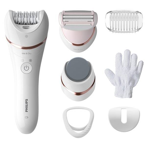 Epilátor Philips BRE730/10 biely

