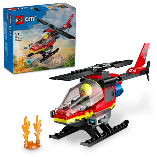 Stavebnica LEGO® City 60411 Hasičský záchranný vrtuľník 

