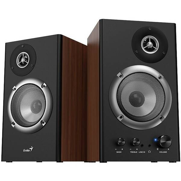 Reproduktory Genius SP-HF1200B čierne/hnedé

