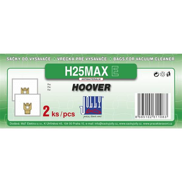 Vrecká pre vysávače Jolly MAX H 25 E (2 ks) 

