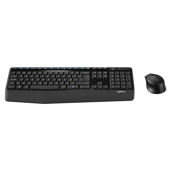 Klávesnica s myšou Logitech MK345, CZ/SK čierna

