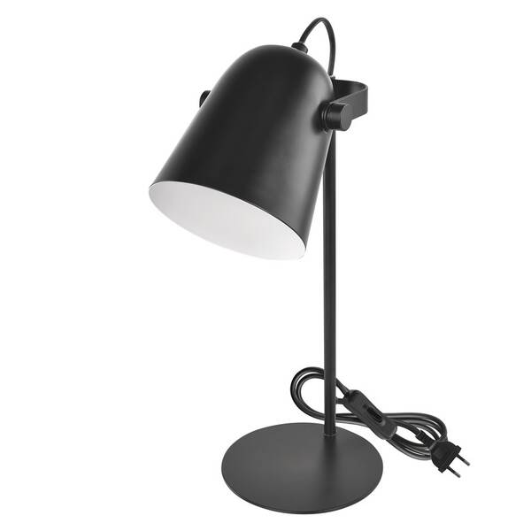 Stolná lampa EMOS Nina, max. 25 W, žiarovka E27, IP20 čierna

