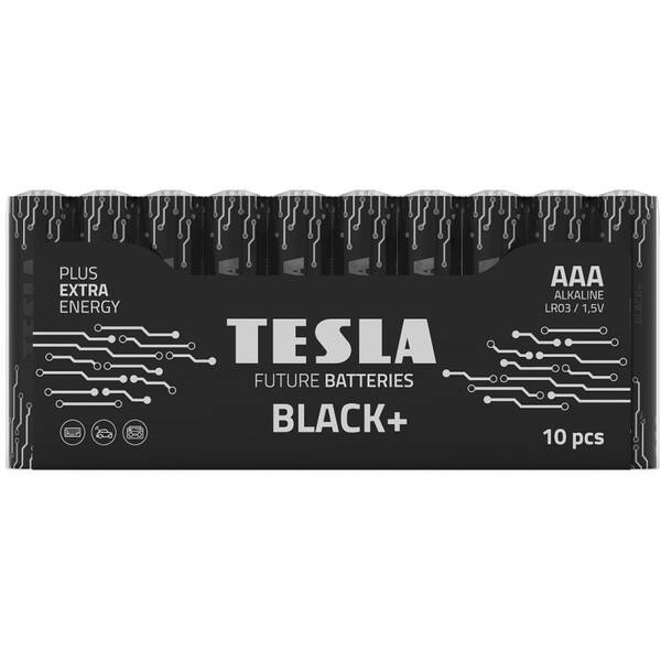 Batéria alkalická Tesla AAA BLACK+ 10 KS 

