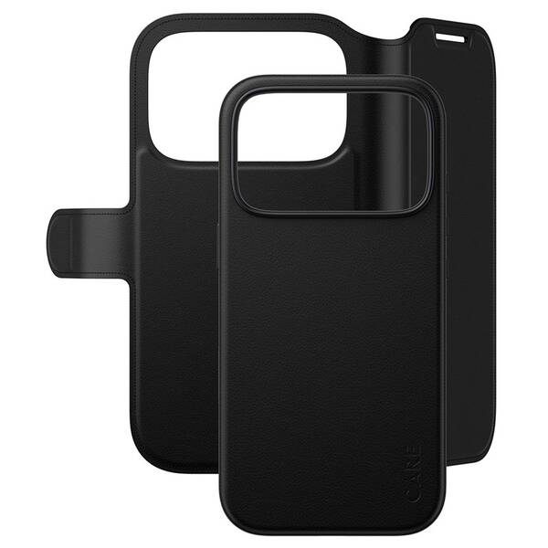 Puzdro na mobil flipové PanzerGlass CARE na Apple iPhone 18 Pro / 17 Pro Tango 2v1 Wallet MagSafe čierne

