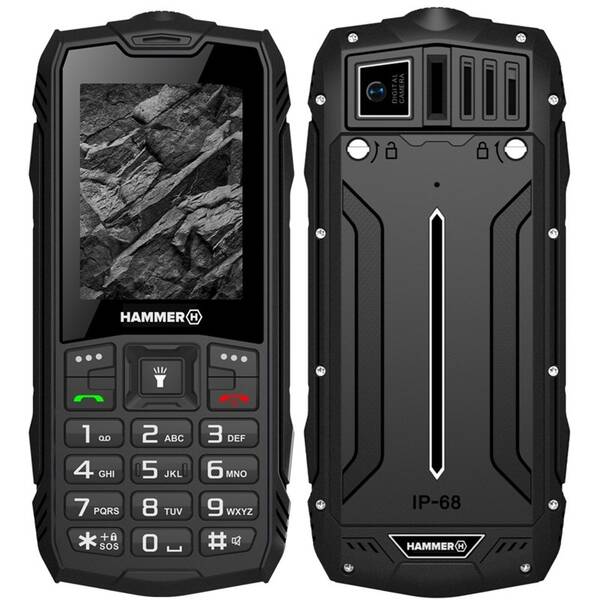 Mobilný telefón myPhone Hammer Rock čierny

