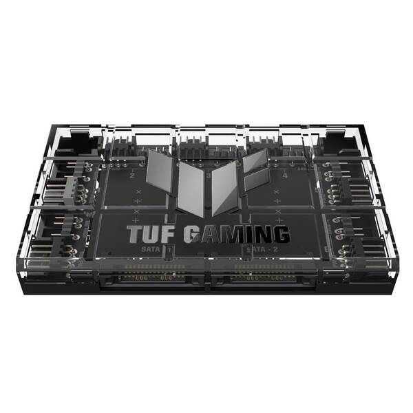 Riadiaca jednotka Asus TUF Gaming ARGB PWM Fan Hub čierne

