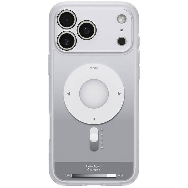 Kryt na mobil Spigen Ultra Hybrid MagSafe na Apple iPhone 17 Pro strieborný

