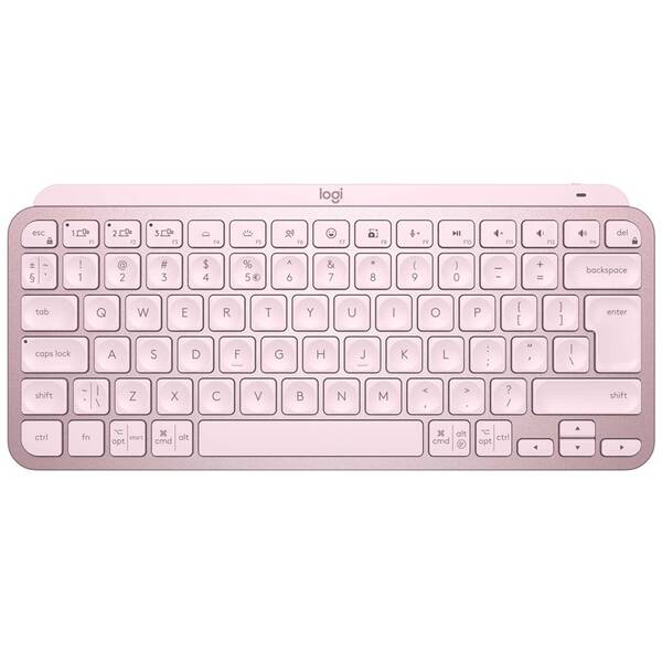 Klávesnica Logitech MX Keys Mini, US ružová

