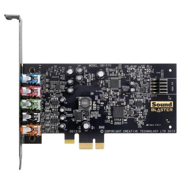 Zvuková karta Creative Sound Blaster Audigy FX PCIE 

