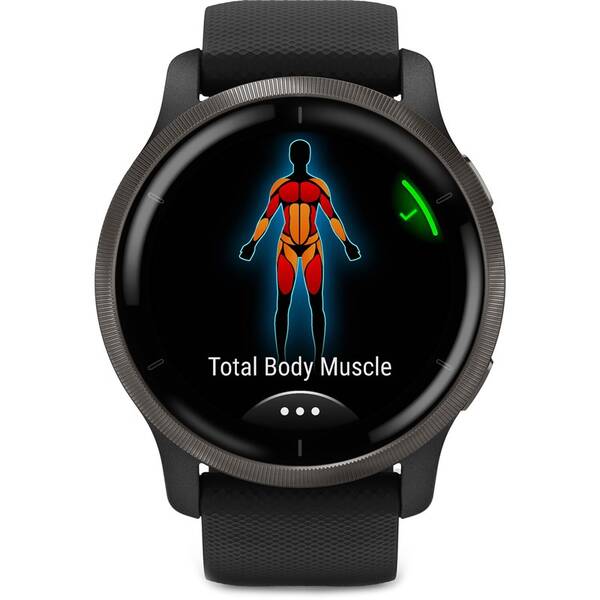 Inteligentné hodinky Garmin Venu 2 - Slate / Black Band 

