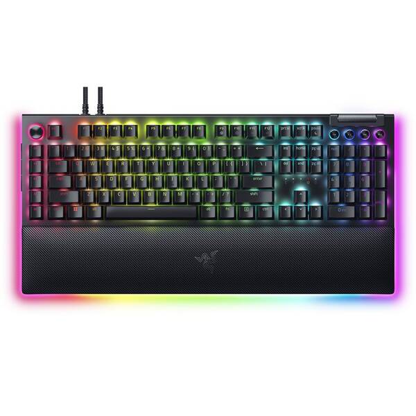 Klávesnica Razer BlackWidow V4 Pro (Yellow Switch) - US Layout čierna

