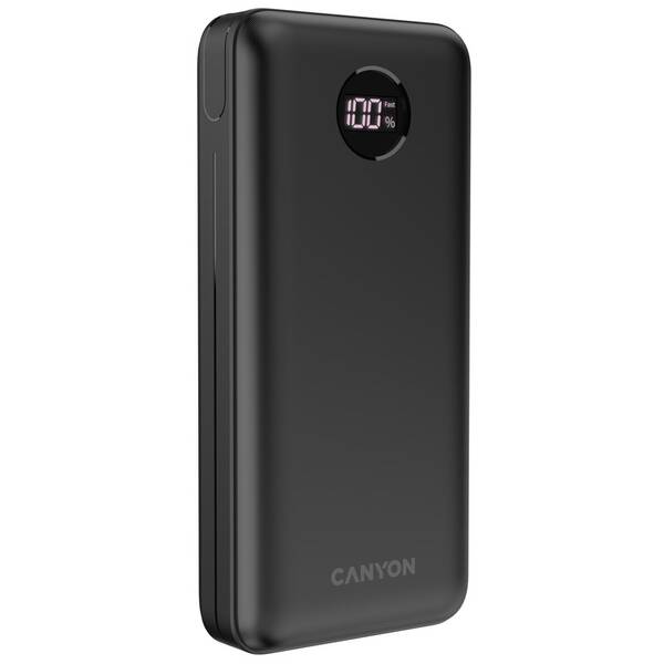 Powerbank Canyon PB-2002B, 20 000 mAh čierny

