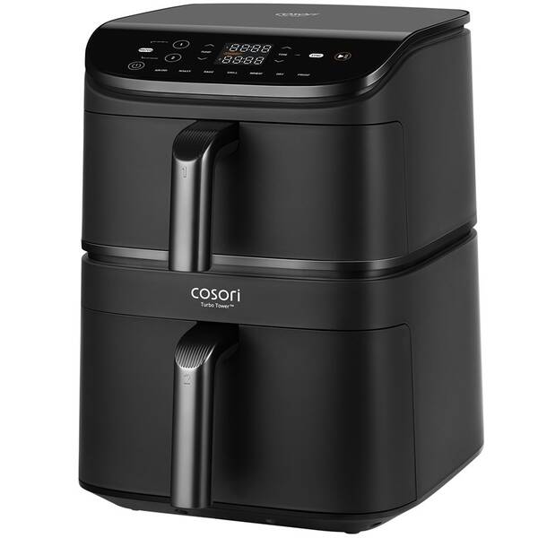 Fritéza teplovzdušná COSORI Turbo Tower, 10,8 l čierna


