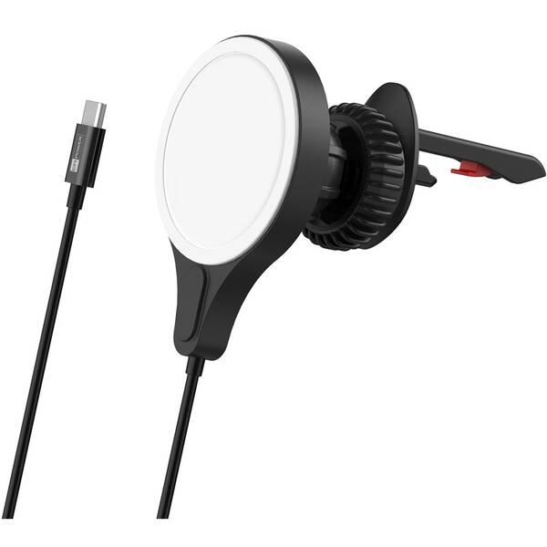 Držiak na mobil ERPOWER do ventilačnej mriežky 15 W s MagSafe čierny

