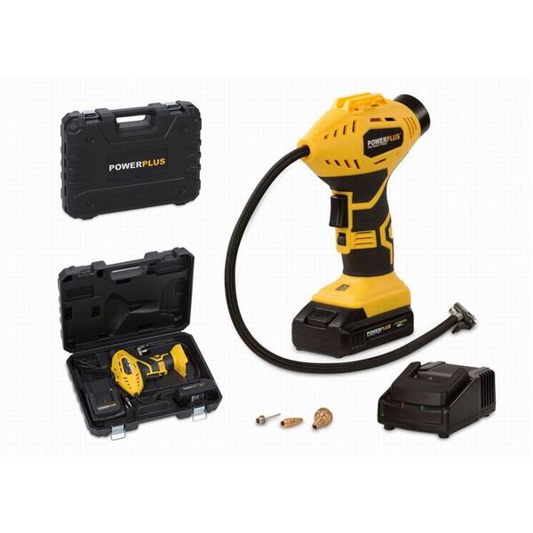 Kompresor POWERPLUS POWX1700 (s batériou) 


