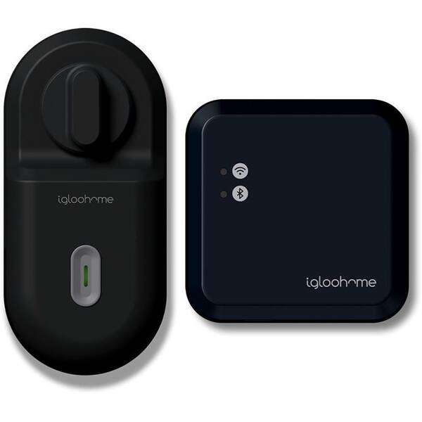 Zámok Igloohome Retrofit Lock + Wi-Fi Bridge čierny

