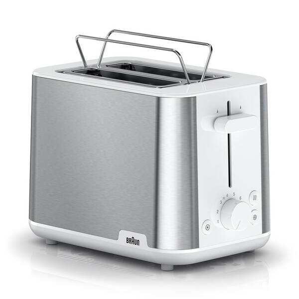 Hriankovač Braun HT1510.WH strieborný/biely

