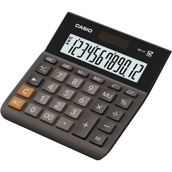 Kalkulačka Casio MH 12 BK S EH 

