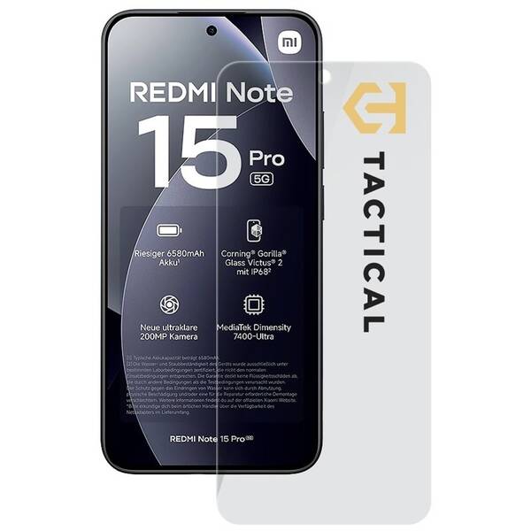 Tvrdené sklo Tactical Glass Shield 2.5D na Xiaomi Redmi Note 15 Pro 5G priehľadné

