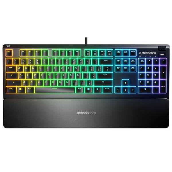 Klávesnica SteelSeries Apex 3 US čierna


