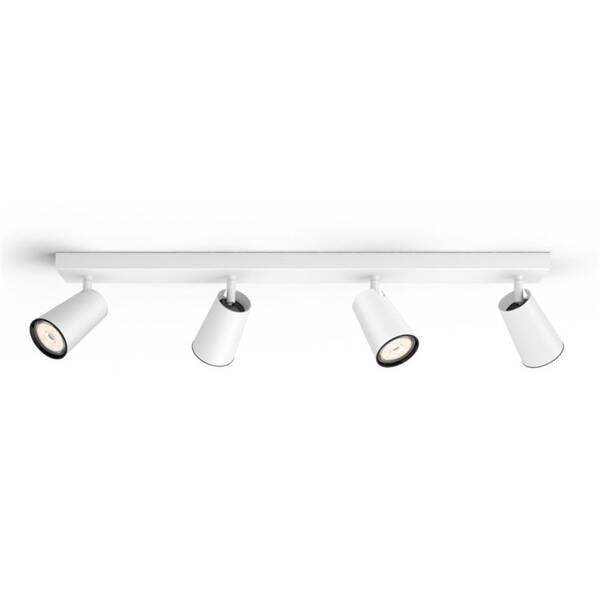 Bodové svietidlo Philips Paisley, 4xGU10 biele

