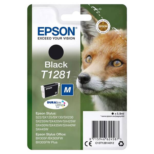 Cartridge Epson T128, 5,9 ml čierna

