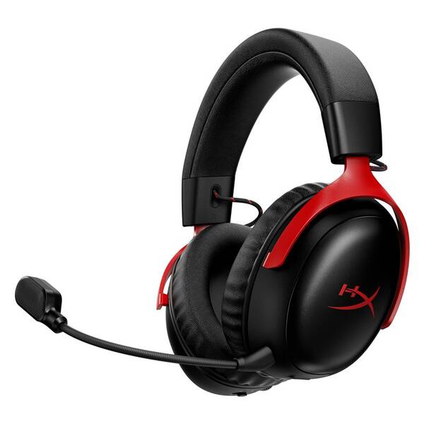 Headset HyperX Cloud III S Wireless čierny/červený

