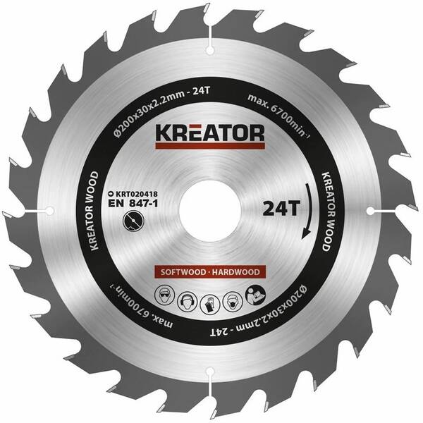 Pílový kotúč Kreator KRT020418 200mm 24T 

