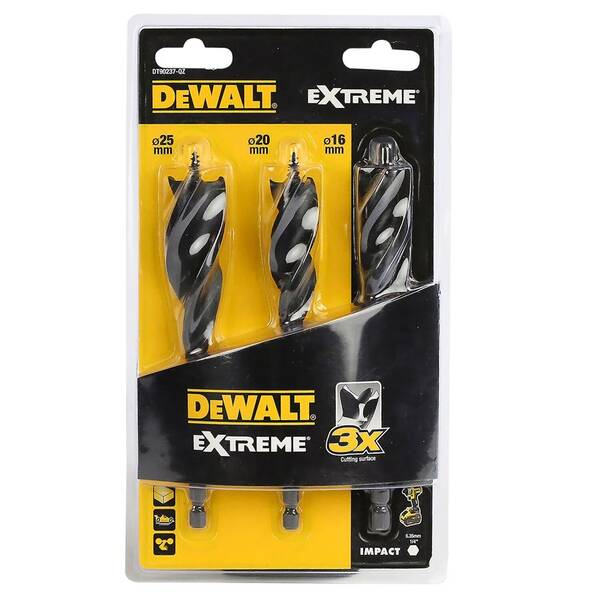 Sada vrtákov Dewalt DT90237 (3 ks) 

